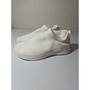 Women's White Slip-On Shoes 7.5
